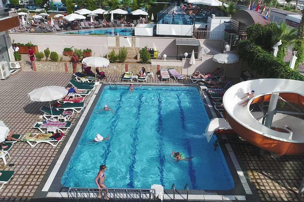 Club Bayar Beach Hotel Alanya Bagian luar foto